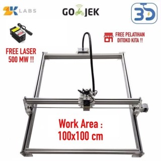 Zaiku XL CNC Laser Engraving Machine 1x1 Meter - 15W Laser
